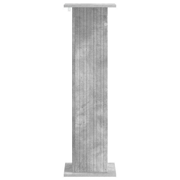 Стойка за растения 2 pcs Бетонно сиво 30,5 x 30 x 100,5 см