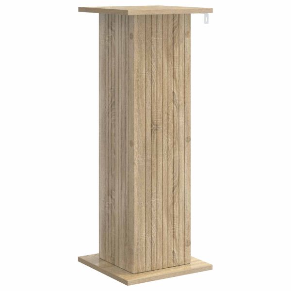 Стойка за растения 2 pcs Дъб сонома 30,5 x 30 x 80,5 см