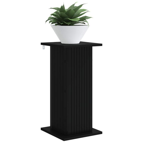 Стойка за растения 2 pcs Черно 30,5 x 30 x 60,5 см