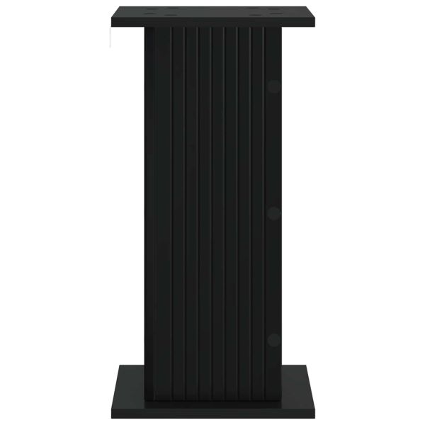 Стойка за растения 2 pcs Черно 30,5 x 30 x 60,5 см