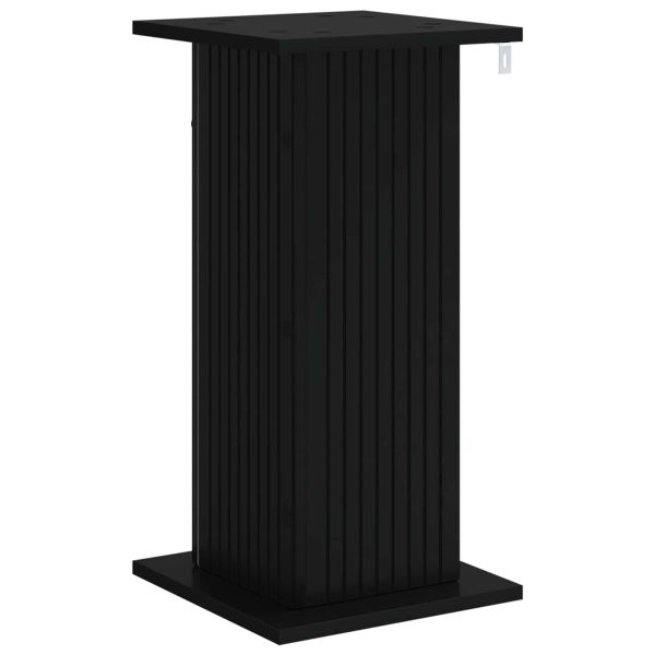Стойка за растения 2 pcs Черно 30,5 x 30 x 60,5 см