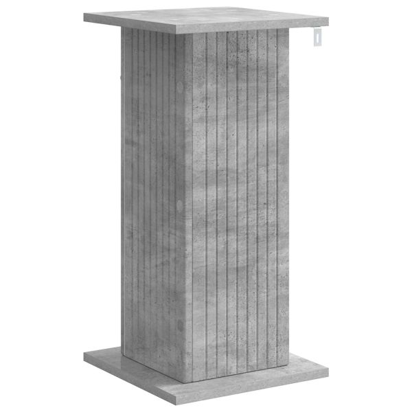 Стойка за растения Бетонно сиво 30,5 x 30 x 60,5 см