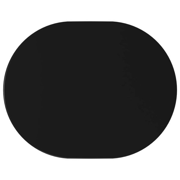Странична маса Черно 50 x 39,5 x 55 см Инженерна дървесина