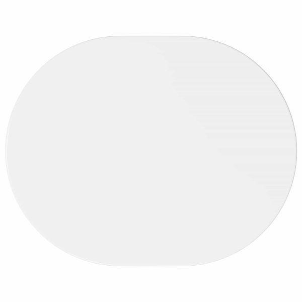 Странична маса Бял гланц 50 x 39,5 x 55 см Инженерна дървесина