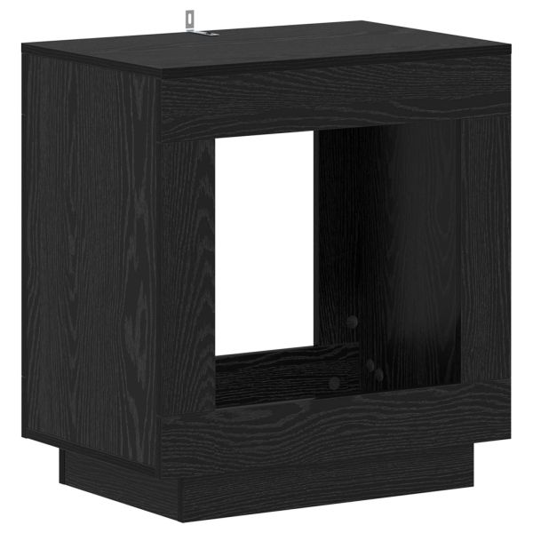 Странична маса Черен дъб 60 x 40 x 65 см Инженерна дървесина