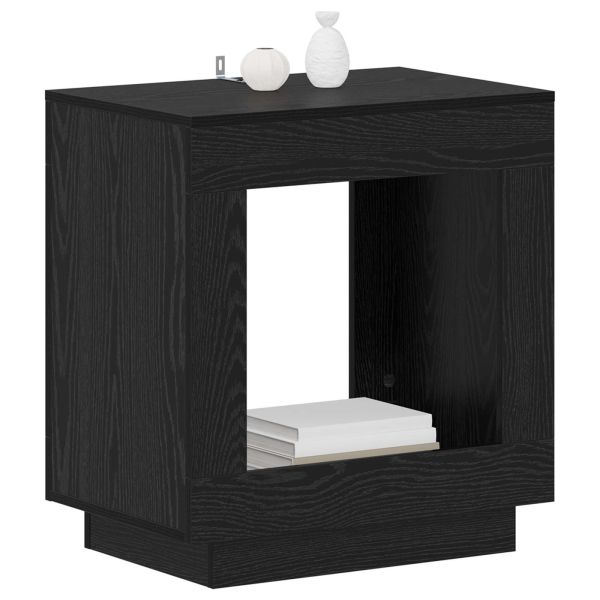 Странична маса Черен дъб 60 x 40 x 65 см Инженерна дървесина