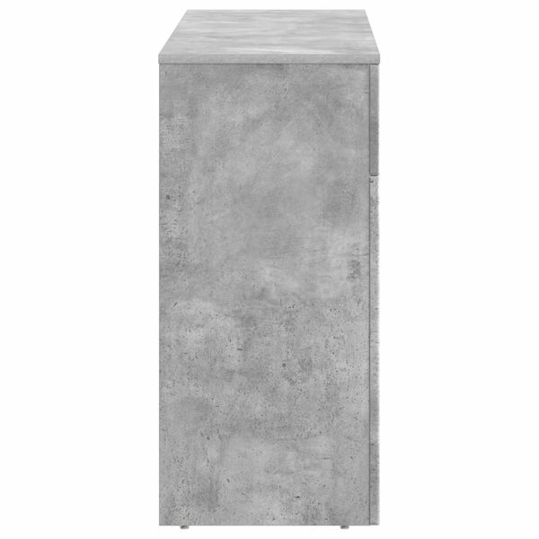 Масичка за кафе Бетонно сиво 102 x 35 x 75 см