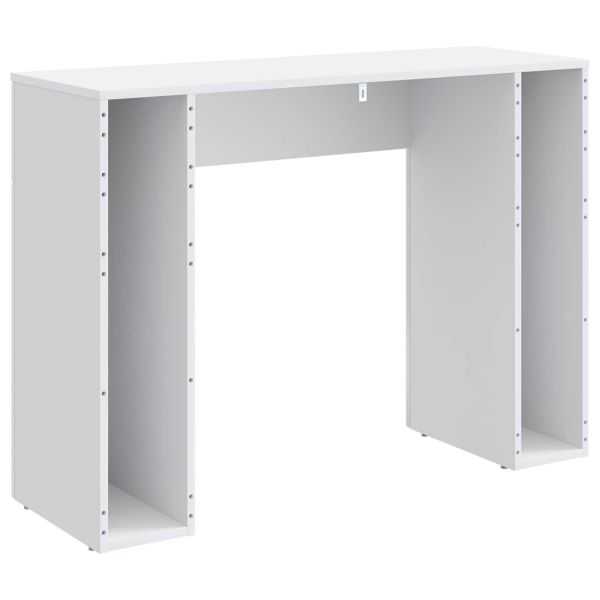 Масичка за кафе Бял гланц 102 x 35 x 75 см Инженерна дървесина