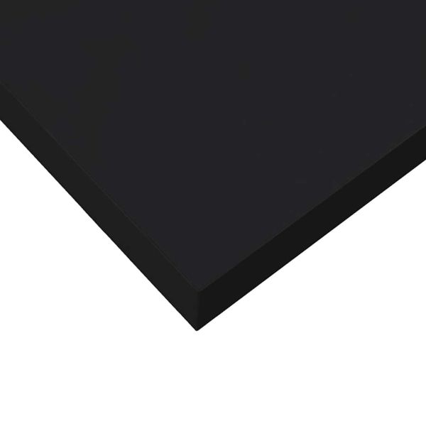 Окачени стенни рафтове, 4 бр, черни, 60x23,5x3,8 см, МДФ