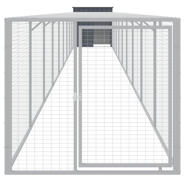 Клетка за пилета с волиера 110x1017x110 см поцинкована стомана