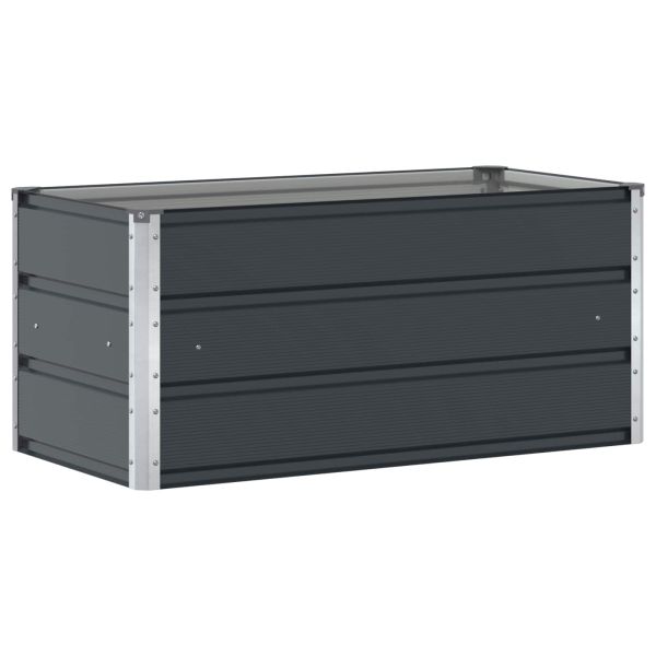 Кашпа Антрацит 100 x 50 x 45 cm Галванизирана стомана