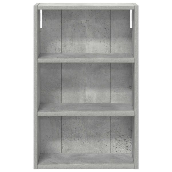 Банен стенен шкаф с рафт Бетонно Сиво 40 x 16 x 62,5 см