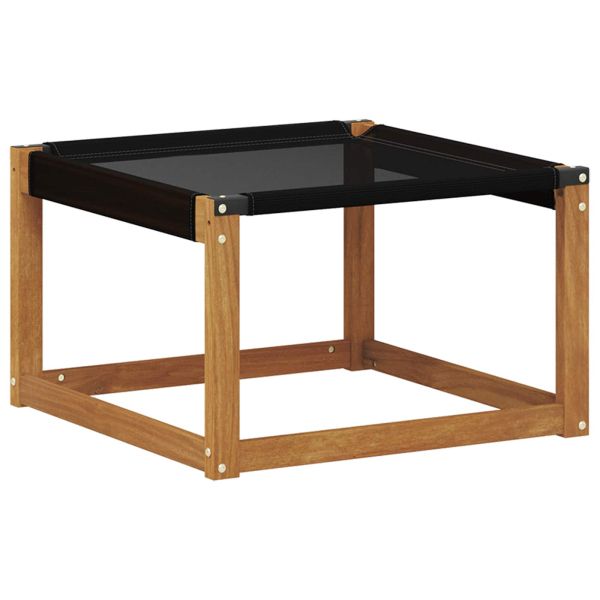 Комплект дивани за открито 7 pcs Естествено и черно
