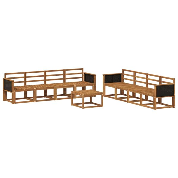 Комплект дивани за открито 7 pcs Натурално