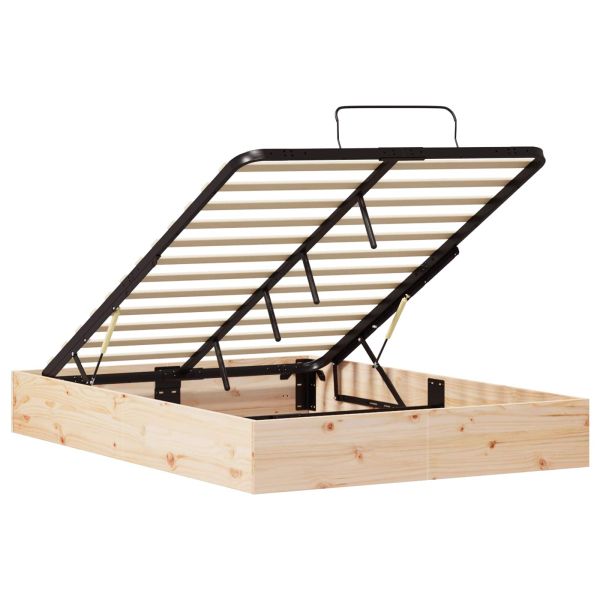 Отоман легло рамка с хранилище Естествен 160 x 200 cm