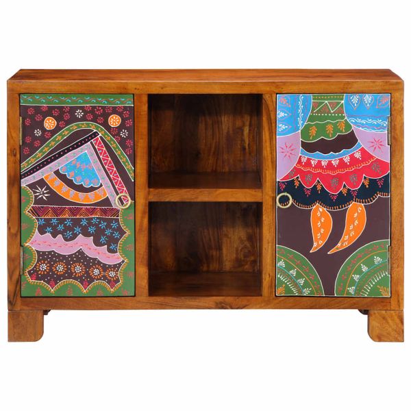 Бюфет Multicolour 90x35x60 Масивна дървесина Акация