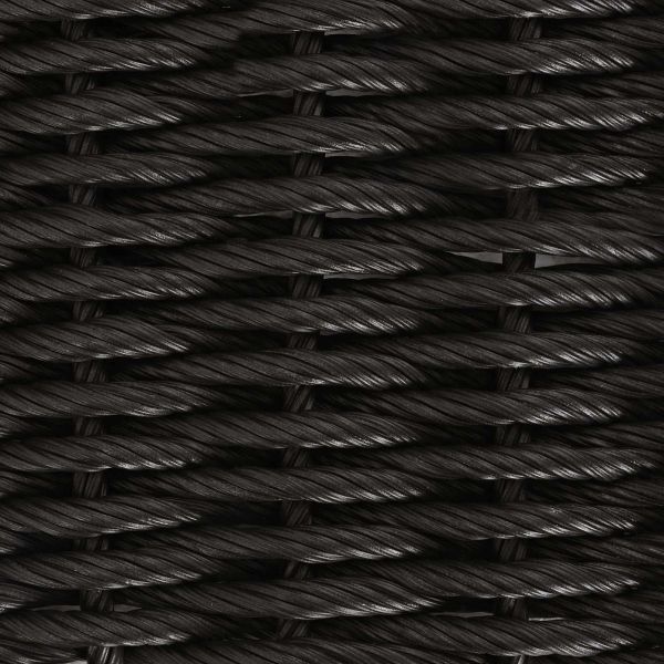 Комплект за хранене в градината 3 pcs Бежов и кремав полиратан