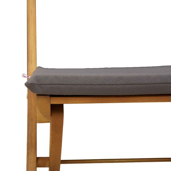 Външни бistro столове 4 pcs Тъмносиво 40 x 53 x 80 см