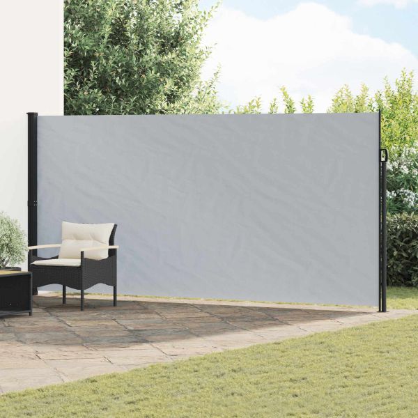 Сгъваема странична перголка Сиво 300 x 220 cm Полиестер