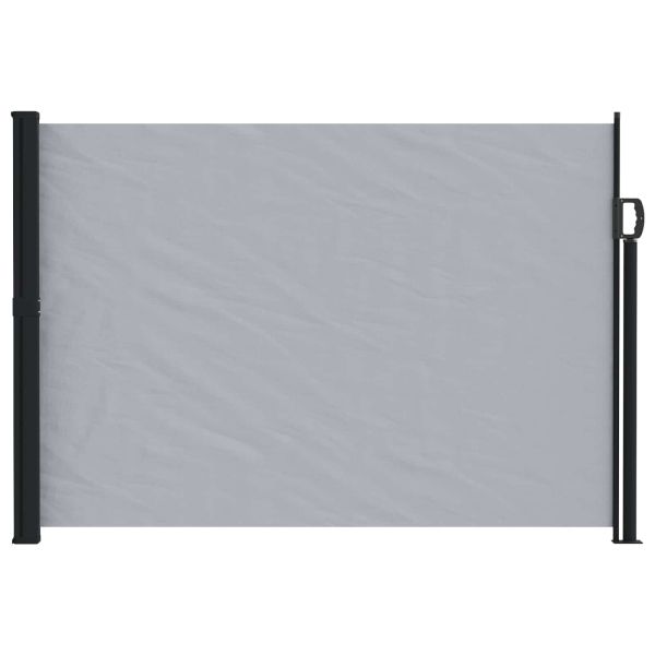 Сгъваема странична перголка Сиво 500 x 120 cm Полиестер