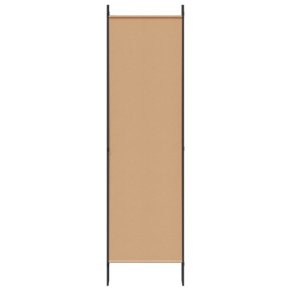 Делител за стая с 6 панела Бежово 300 x 180 cm Текстил