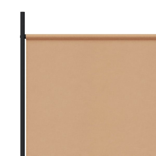 Единична панелна преграда за стая Бежово 175 x 180 cm Текстил