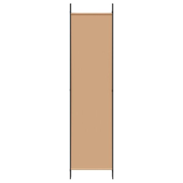 Делител за стая с 6 панела Бежово 300 x 200 cm Текстил