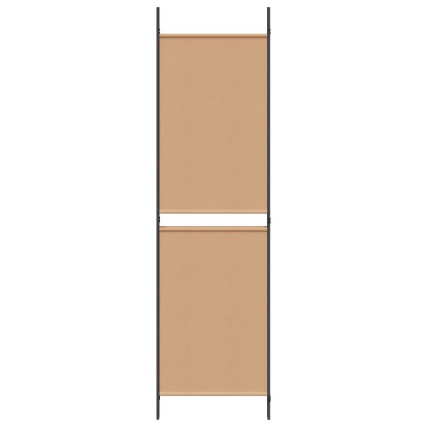 3-панелен параван Бежово 150 x 180 cm Текстил