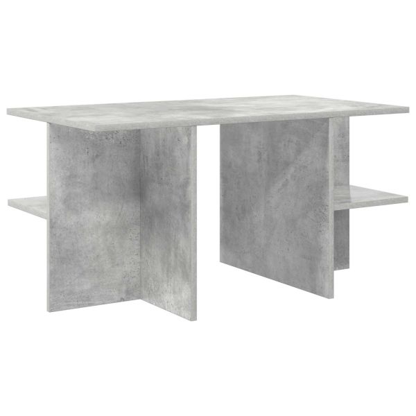 Масичка за кафе Бетонно сиво 87 x 50 x 45 см