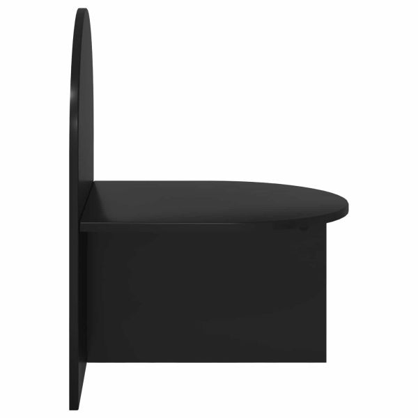 Нощно шкафче Черен дъб 48 x 49 x 65 см