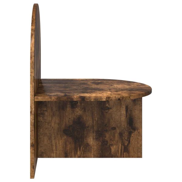 Нощно шкафче 2 pcs Опушен дъб 48 x 49 x 65 см
