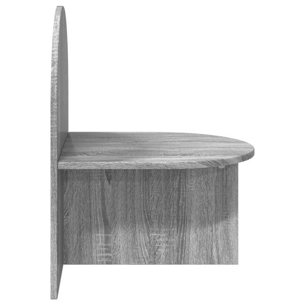 Нощно шкафче 2 pcs Сива сонома 48 x 49 x 65 см