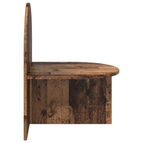 Нощно шкафче 2 pcs Старо дърво 48 x 49 x 65 см