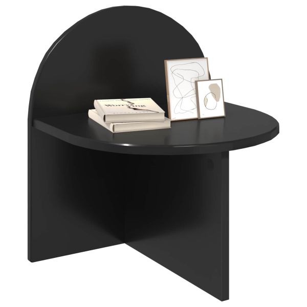 Нощно шкафче 2 pcs Черен дъб 40 x 35,5 x 45,5 см