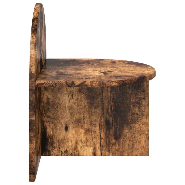 Нощно шкафче 2 pcs Опушен дъб 40 x 35,5 x 45,5 см