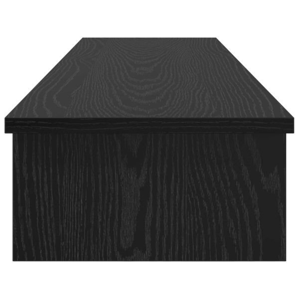 Стойка за монитор Черен дъб 100 x 27 x 15 cm
