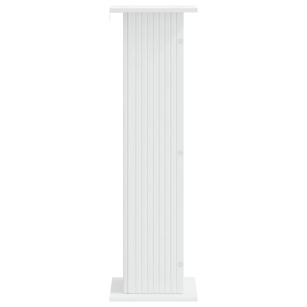 Стойка за растения Бяло 30,5 x 30 x 100,5 см