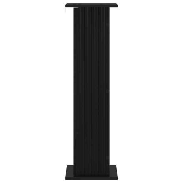Стойка за растения 2 pcs Черно 30,5 x 30 x 100,5 см