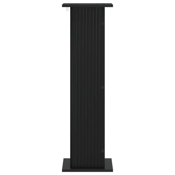 Стойка за растения 2 pcs Черно 30,5 x 30 x 100,5 см