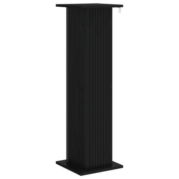 Стойка за растения 2 pcs Черно 30,5 x 30 x 100,5 см