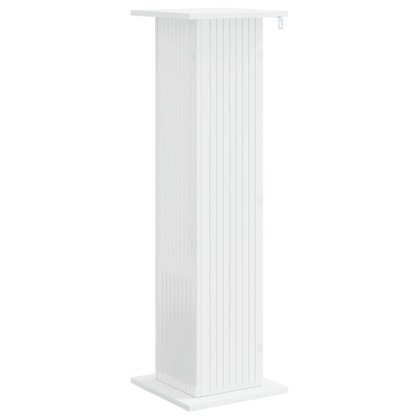 Стойка за растения Бял гланц 30,5 x 30 x 100,5 см