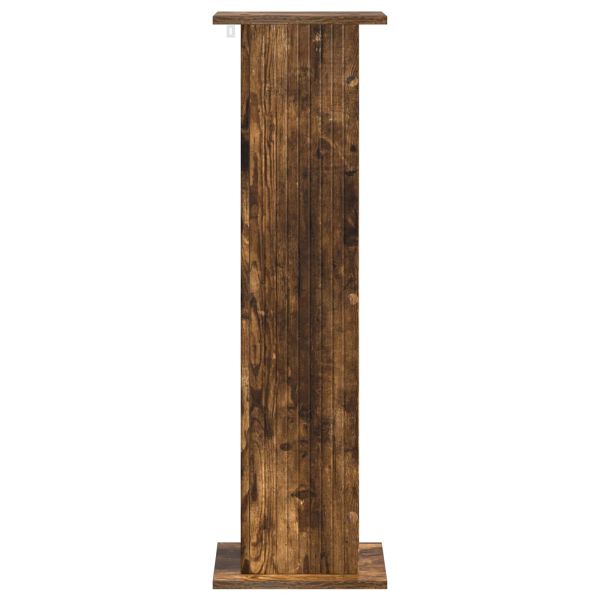 Стойка за растения 2 pcs Опушен дъб 30,5 x 30 x 100,5 см