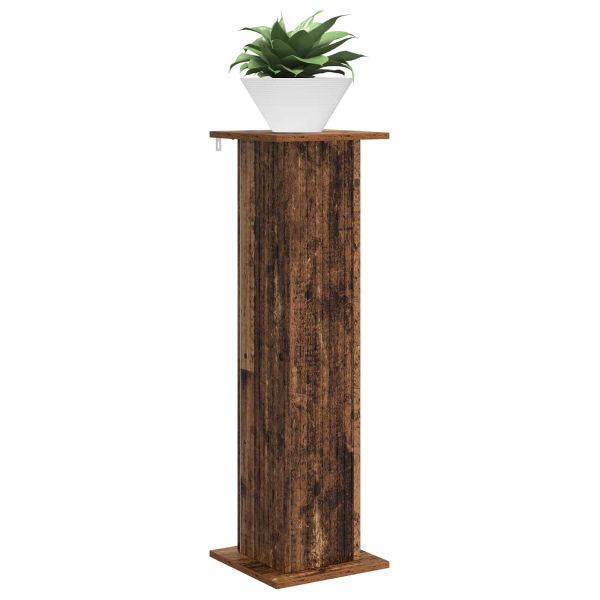 Стойка за растения 2 pcs Старо дърво 30,5 x 30 x 100,5 см