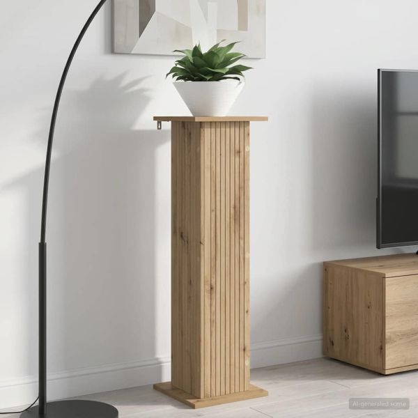 Стойка за растения 2 pcs Дъб артизан 30,5 x 30 x 100,5 см