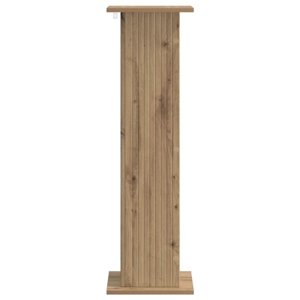 Стойка за растения 2 pcs Дъб артизан 30,5 x 30 x 100,5 см