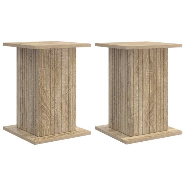 Стойка за растения 2 pcs Дъб сонома 30,5 x 30 x 43 см