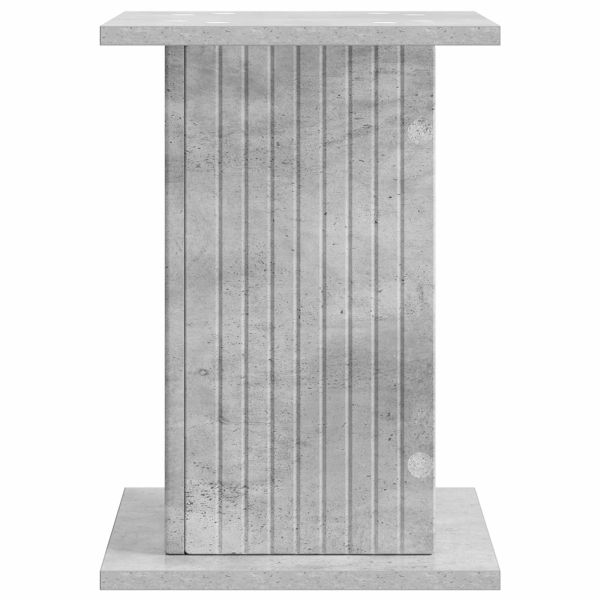 Стойка за растения Бетонно сиво 30,5 x 30 x 43 см