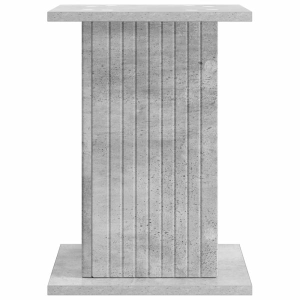 Стойка за растения 2 pcs Бетонно сиво 30,5 x 30 x 43 см