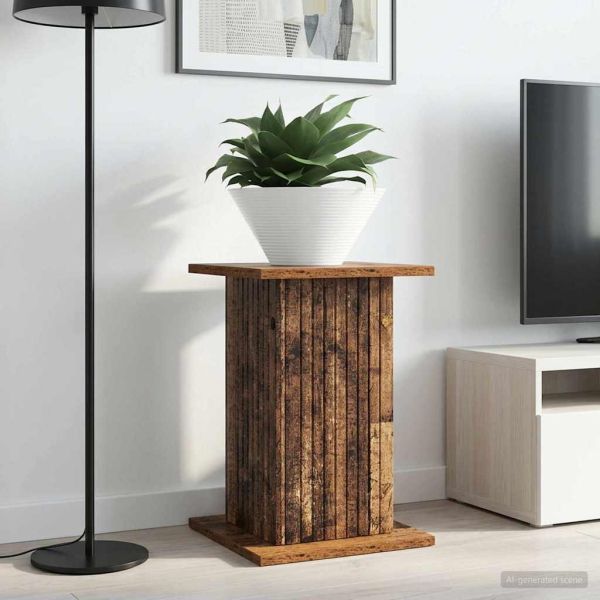 Стойка за растения 2 pcs Старо дърво 30,5 x 30 x 43 см