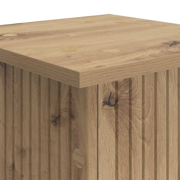 Стойка за растения 2 pcs Дъб артизан 30,5 x 30 x 43 см